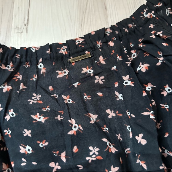 Billabong Floral Boho Peasant Top - Picture 5 of 5